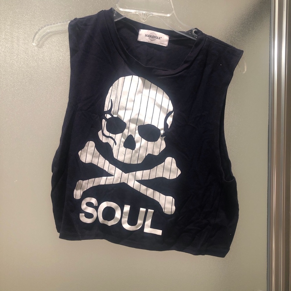 soul cycle muscle tee